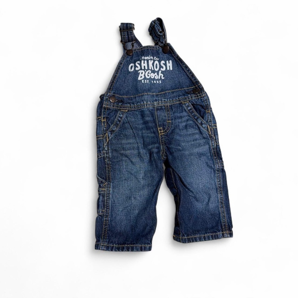 OshKosh B'gosh Dark Blue Denim Overalls